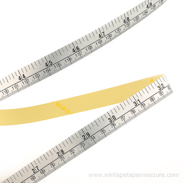 1.5M Metric Adhesive Silver Tape Measure